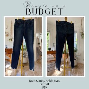 Joe's Jeans Women's Skinny Ankle Jeans - Dark Blue